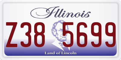 IL license plate Z385699
