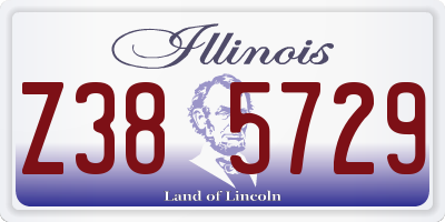 IL license plate Z385729