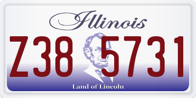 IL license plate Z385731