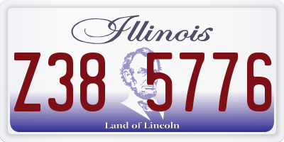 IL license plate Z385776