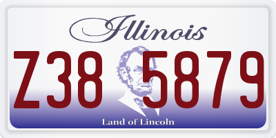 IL license plate Z385879