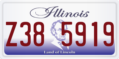 IL license plate Z385919