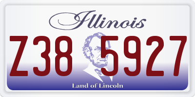 IL license plate Z385927