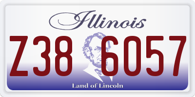 IL license plate Z386057