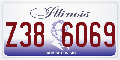IL license plate Z386069
