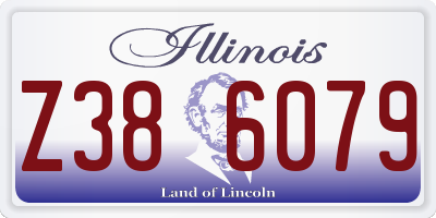 IL license plate Z386079