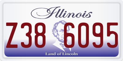 IL license plate Z386095