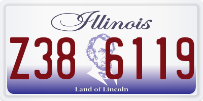 IL license plate Z386119