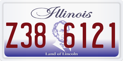 IL license plate Z386121