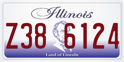 IL license plate Z386124