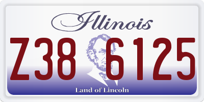 IL license plate Z386125
