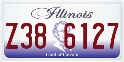 IL license plate Z386127
