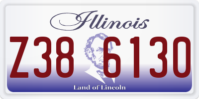 IL license plate Z386130