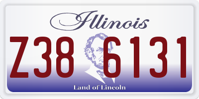 IL license plate Z386131