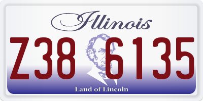 IL license plate Z386135