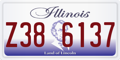 IL license plate Z386137