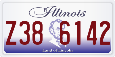 IL license plate Z386142