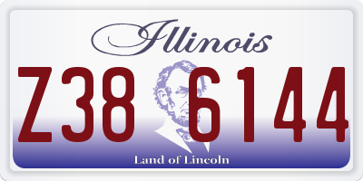 IL license plate Z386144