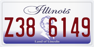 IL license plate Z386149
