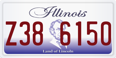 IL license plate Z386150