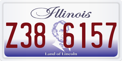 IL license plate Z386157