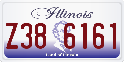 IL license plate Z386161