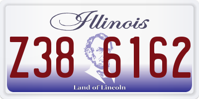 IL license plate Z386162