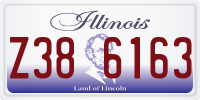 IL license plate Z386163