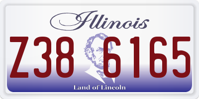 IL license plate Z386165