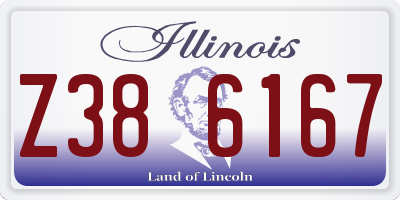 IL license plate Z386167