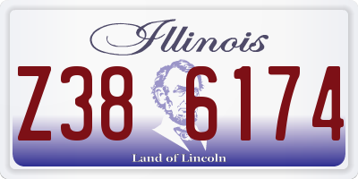 IL license plate Z386174