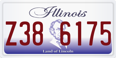 IL license plate Z386175
