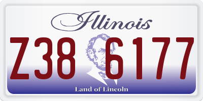IL license plate Z386177