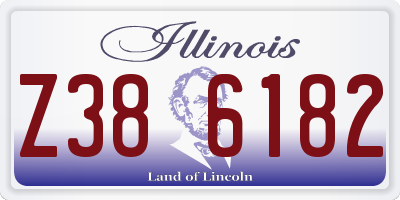 IL license plate Z386182
