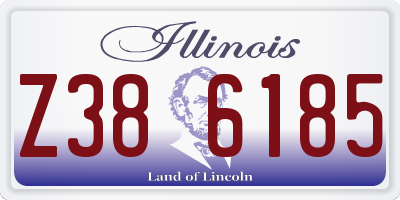 IL license plate Z386185