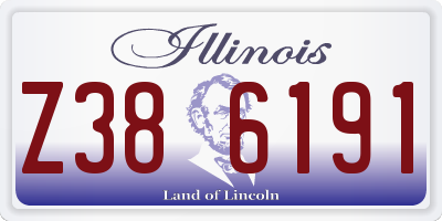 IL license plate Z386191
