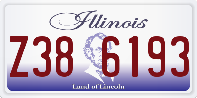 IL license plate Z386193