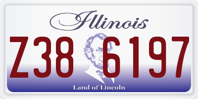 IL license plate Z386197