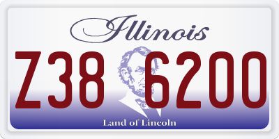 IL license plate Z386200