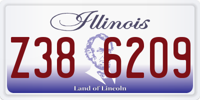 IL license plate Z386209