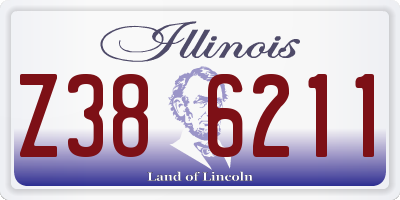 IL license plate Z386211