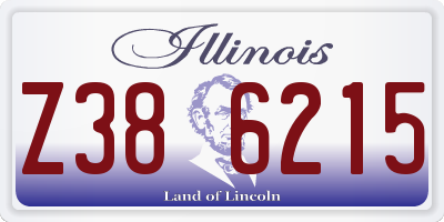 IL license plate Z386215