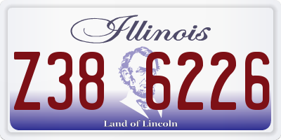IL license plate Z386226