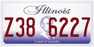 IL license plate Z386227
