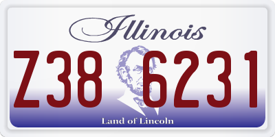 IL license plate Z386231