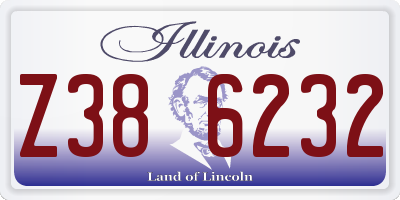 IL license plate Z386232