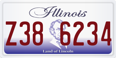 IL license plate Z386234