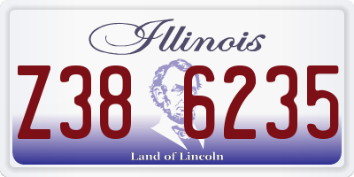 IL license plate Z386235