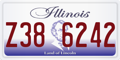 IL license plate Z386242