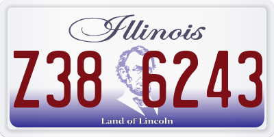 IL license plate Z386243